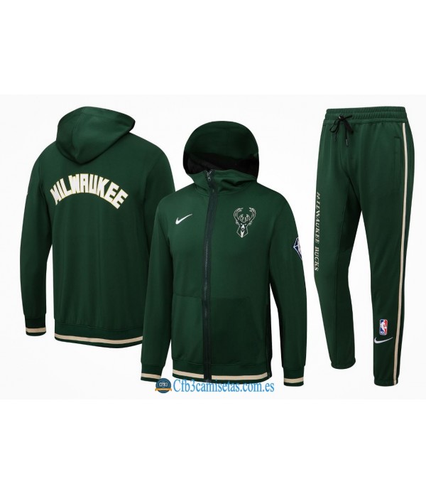 CFB3-Camisetas Chándal milwaukee bucks 2021/22 - 75th anniv.