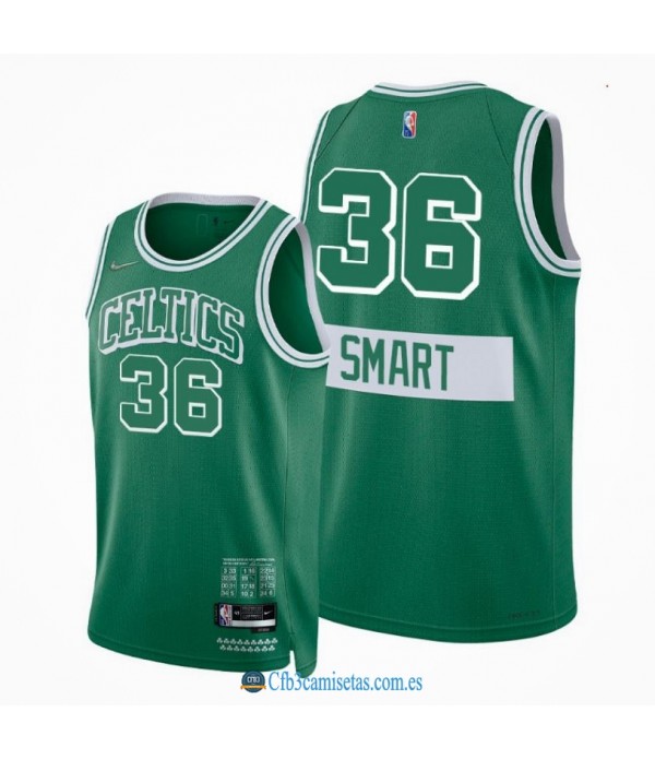 CFB3-Camisetas Marcus smart boston celtics 2021/22 - city edition