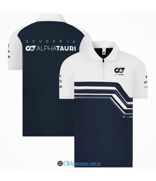 CFB3-Camisetas Polo scuderia alpha tauri 2022