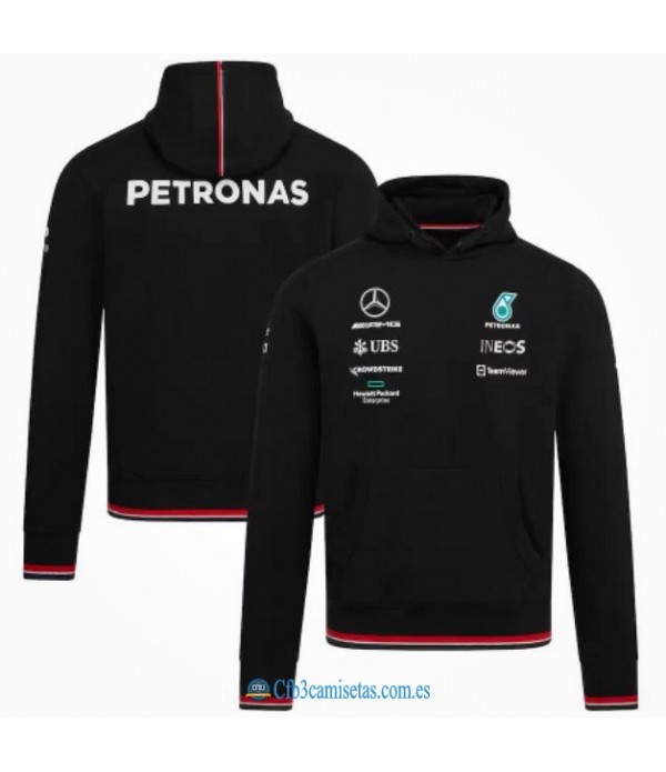 CFB3-Camisetas Sudadera con capucha mercedes amg petronas f1 2022