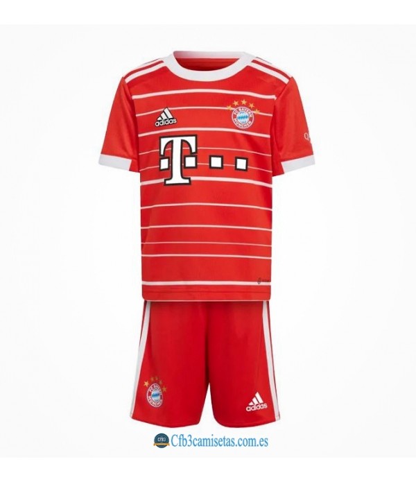 CFB3-Camisetas Bayern munich 1a equipación 2022/23 - niÑos