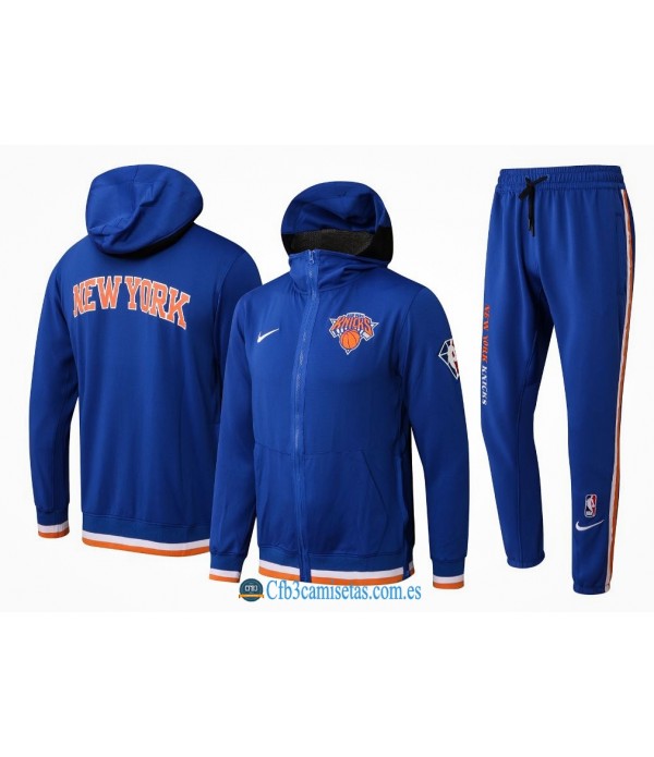 CFB3-Camisetas Chándal new york knicks 2021/22 - 75th anniv.