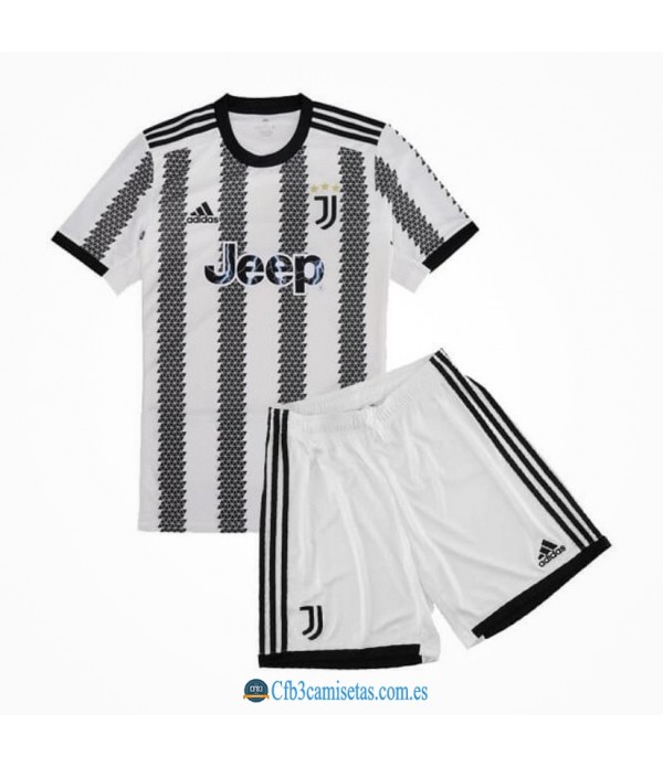 CFB3-Camisetas Juventus 1a equipación 2022/23 - niÑos