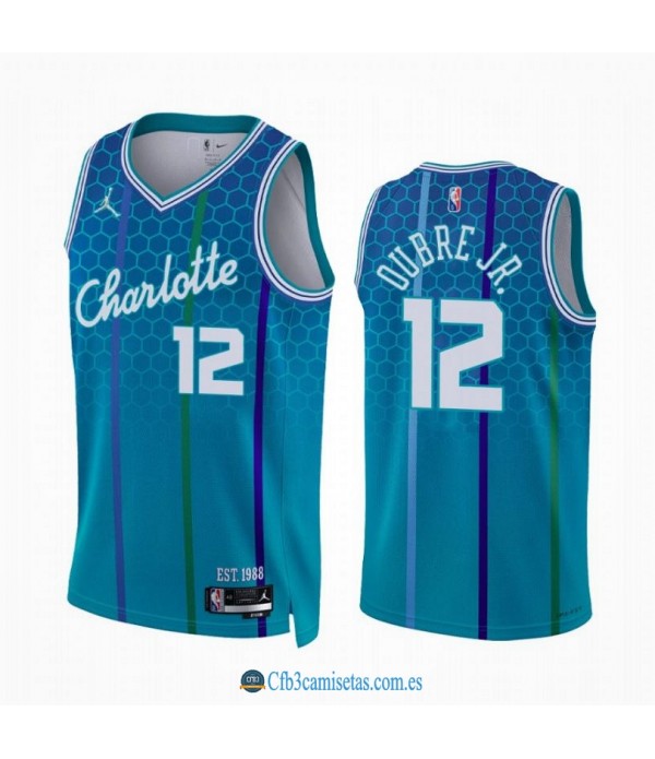 CFB3-Camisetas Kelly oubre jr. charlotte hornets 2021/22 - city edition