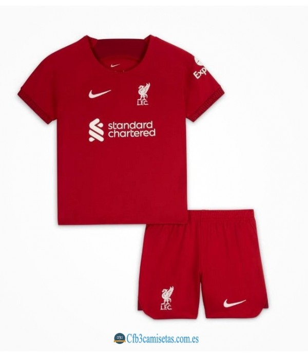 CFB3-Camisetas Liverpool 1a equipación 2022/23 - niÑos