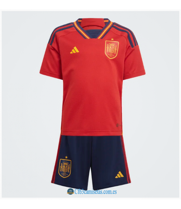 CFB3-Camisetas España 1a equipación 2022 - niÑos