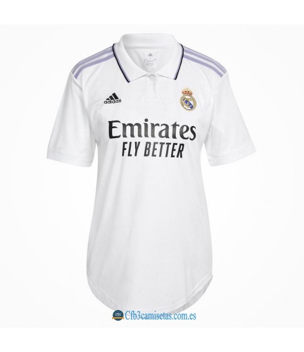 CFB3-Camisetas Real madrid 1a equipación 2022/23 - mujer