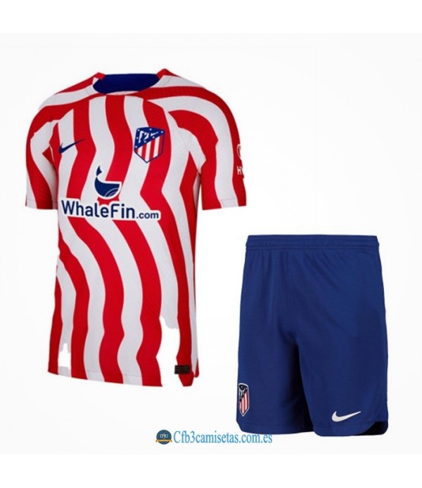 CFB3-Camisetas Atlético madrid 1a equipación 2022/23 - niÑos