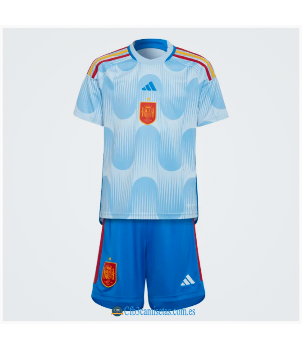 CFB3-Camisetas España 2a equipación 2022 - niÑos