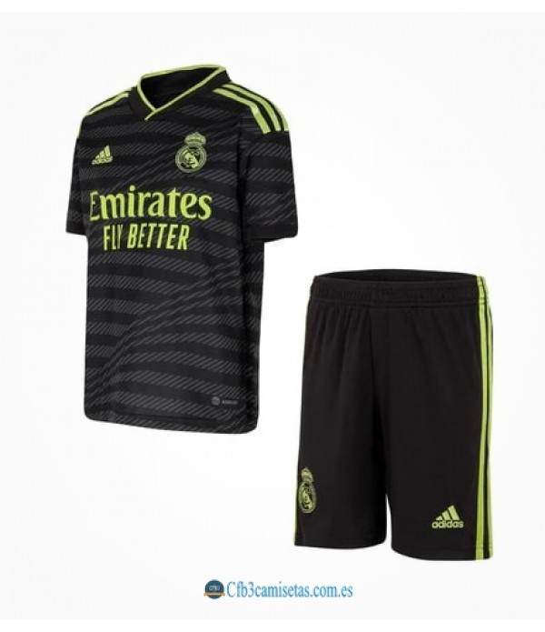 CFB3-Camisetas Real madrid 3a equipación 2022/23 - niÑos