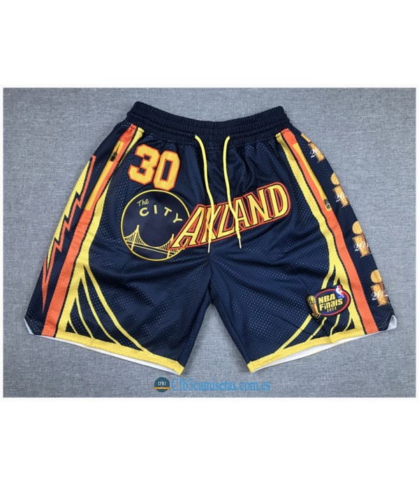 CFB3-Camisetas Pantalones stephen curry golden state warriors - azul