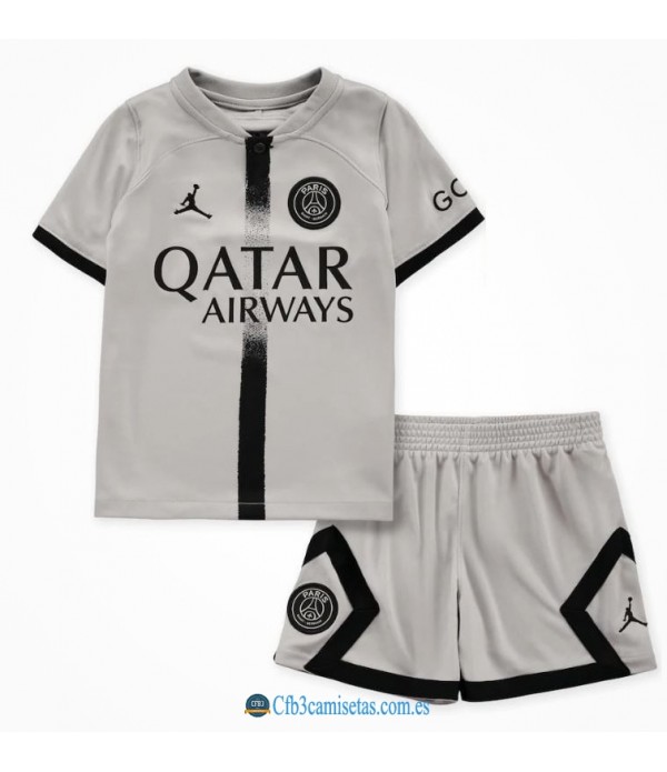 CFB3-Camisetas Psg 2a equipación 2022/23 - niÑos