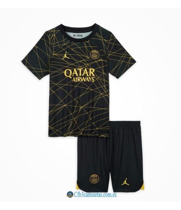 CFB3-Camisetas Psg 4a equipación 2022/23 - niÑos