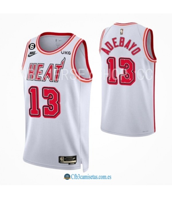 CFB3-Camisetas Bam adebayo miami heat 2022/23 - classic