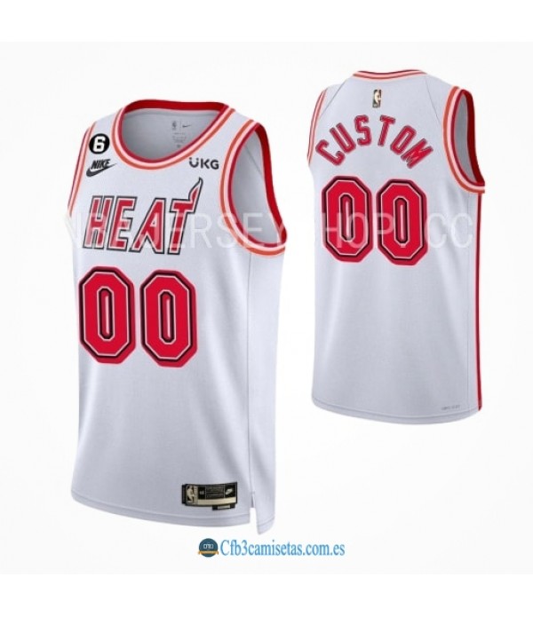 CFB3-Camisetas Custom miami heat 2022/23 - classic