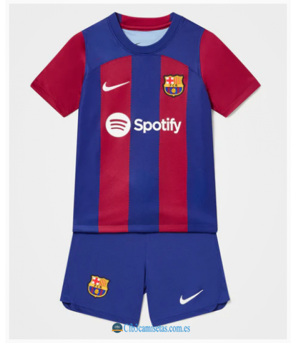 CFB3-Camisetas Fc barcelona 1a equipación 2023/24 - niÑos