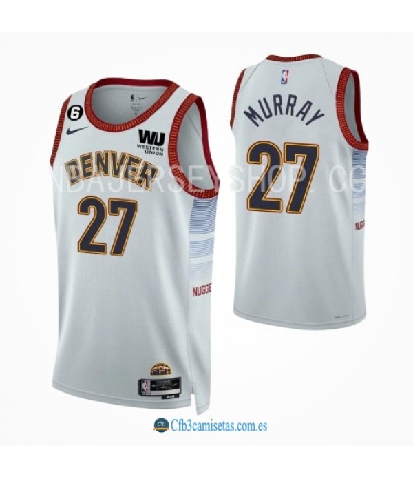 CFB3-Camisetas Jamal murray denver nuggets 2022/23 - city edition