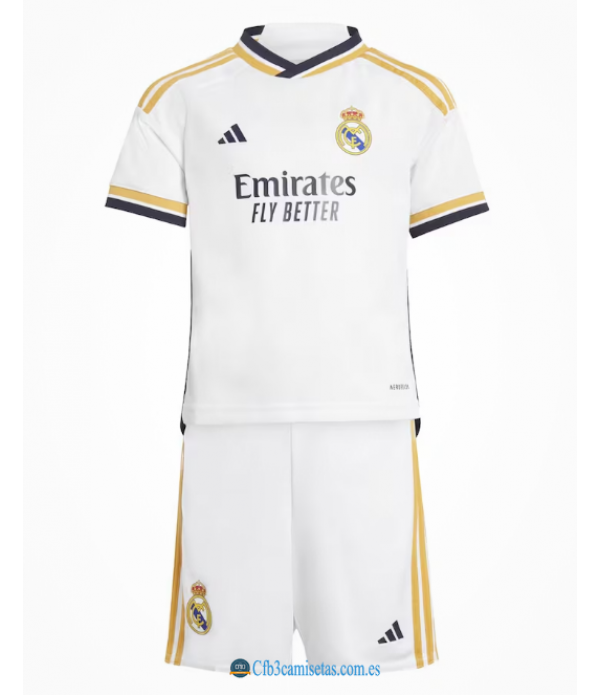 CFB3-Camisetas Real madrid 1a equipación 2023/24 - niÑos