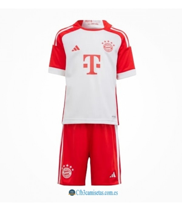 CFB3-Camisetas Bayern munich 1a equipación 2023/24 - niÑos