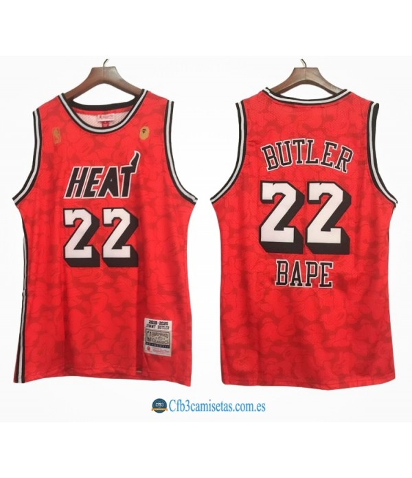 CFB3-Camisetas Jimmy butler miami heat x bape red - 2023