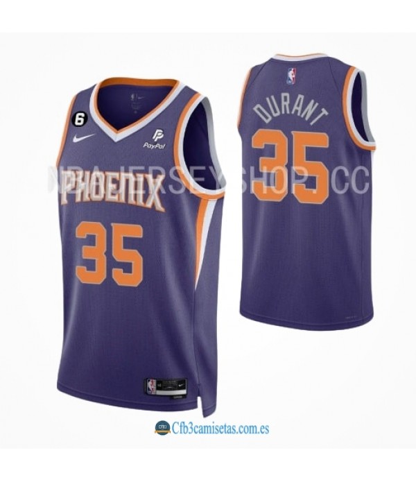 CFB3-Camisetas Kevin durant phoenix suns 2022/23 - icon