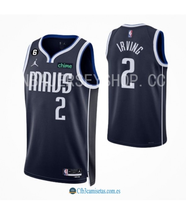 CFB3-Camisetas Kyrie irving dallas mavericks 2022/23 - statement