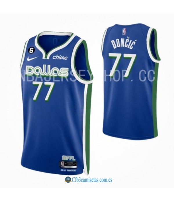 CFB3-Camisetas Luka doncic dallas mavericks 2022/23 - city edition