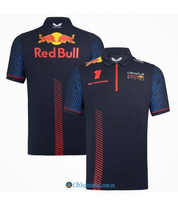 CFB3-Camisetas Polo oracle red bull racing 2023 - max verstappen