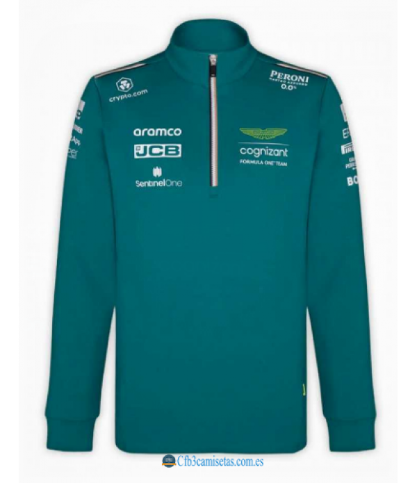 CFB3-Camisetas Sudadera aston martin aramco cognizant f1 2023