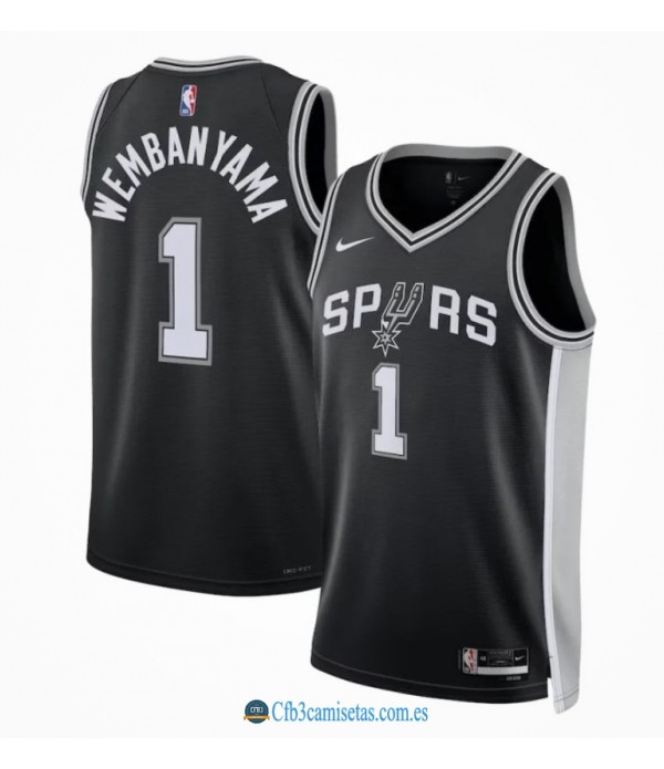 CFB3-Camisetas Victor wembanyama san antonio spurs 2023 - icon