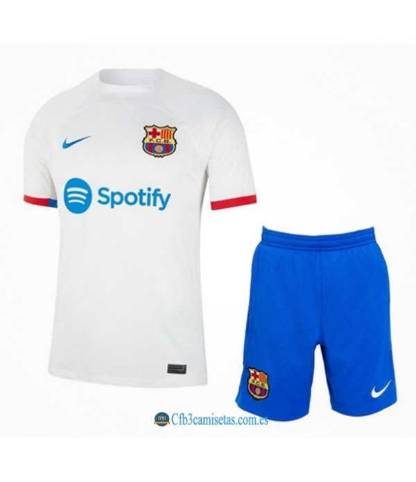 CFB3-Camisetas Fc barcelona 2a equipación 2023/24 - niÑos