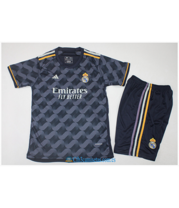 CFB3-Camisetas Real madrid 2a equipación 2023/24 - niÑos