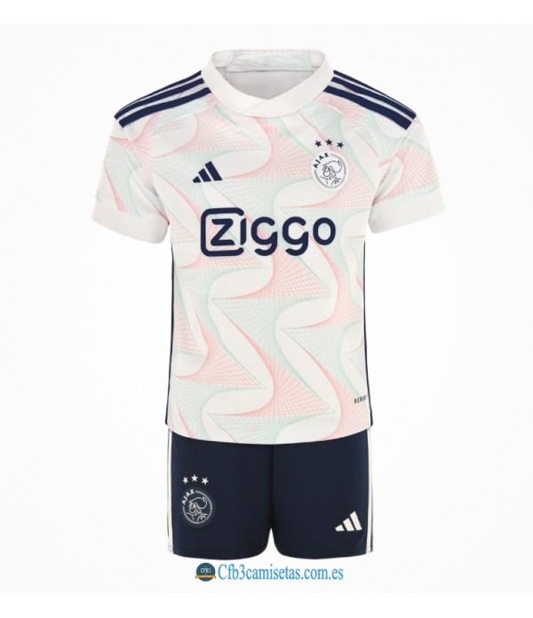 CFB3-Camisetas Ajax amsterdam 2a equipación 2023/24 - niÑos