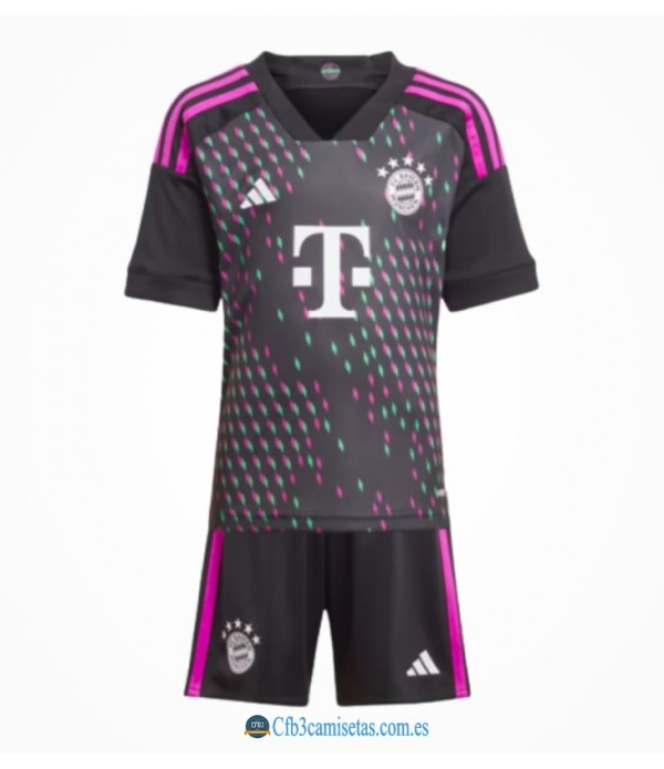 CFB3-Camisetas Bayern munich 2a equipación 2023/24 - niÑos