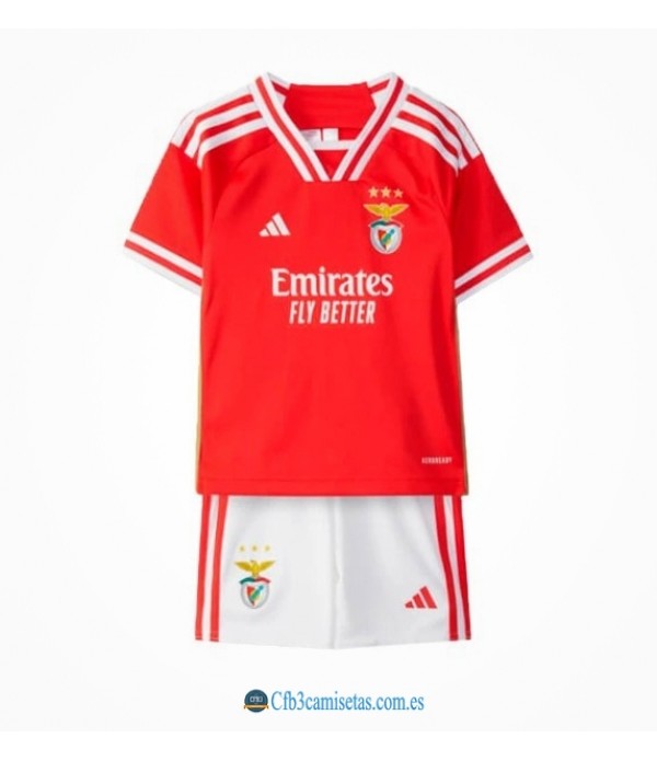 CFB3-Camisetas Benfica 1a equipación 2023/24 - niÑos