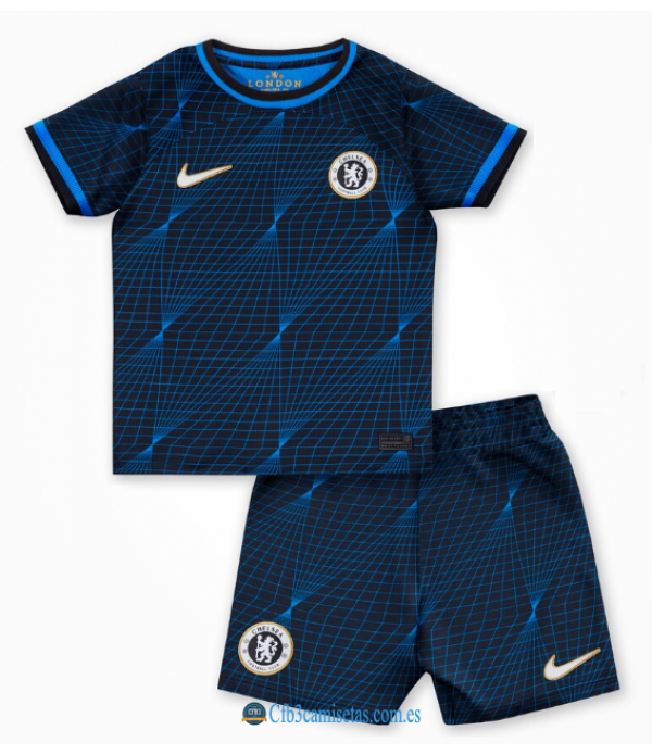 CFB3-Camisetas Chelsea 2a equipación 2023/24 - niÑos