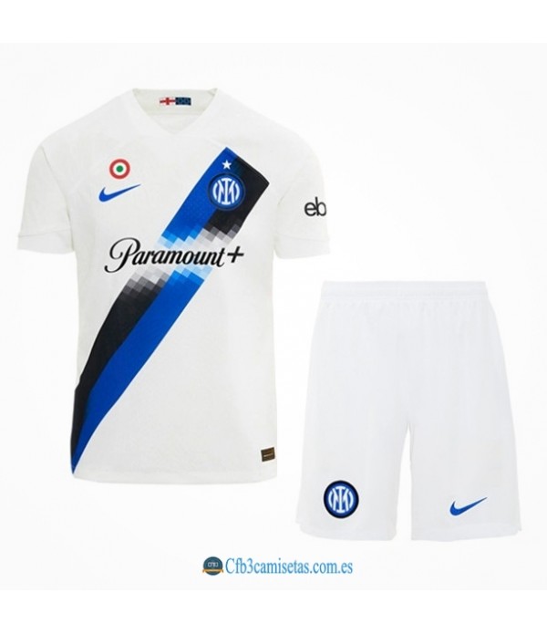 CFB3-Camisetas Inter milan 2a equipación 2023/24 - niÑos