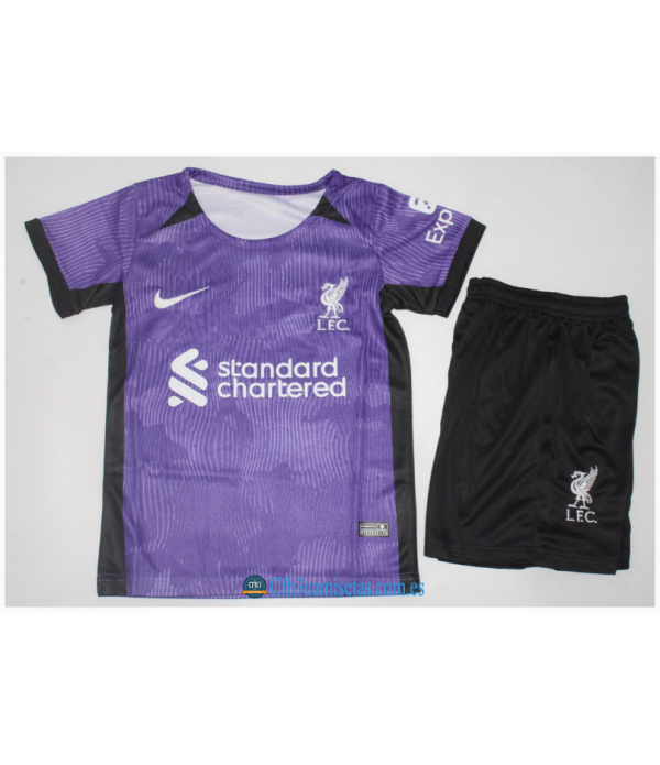 CFB3-Camisetas Liverpool 3a equipación 2023/24 - niÑos