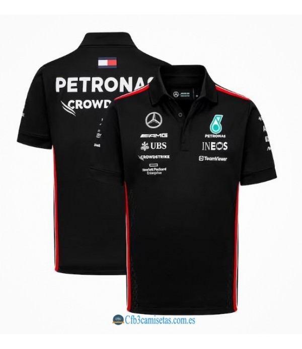 CFB3-Camisetas Polo mercedes amg petronas f1 2023