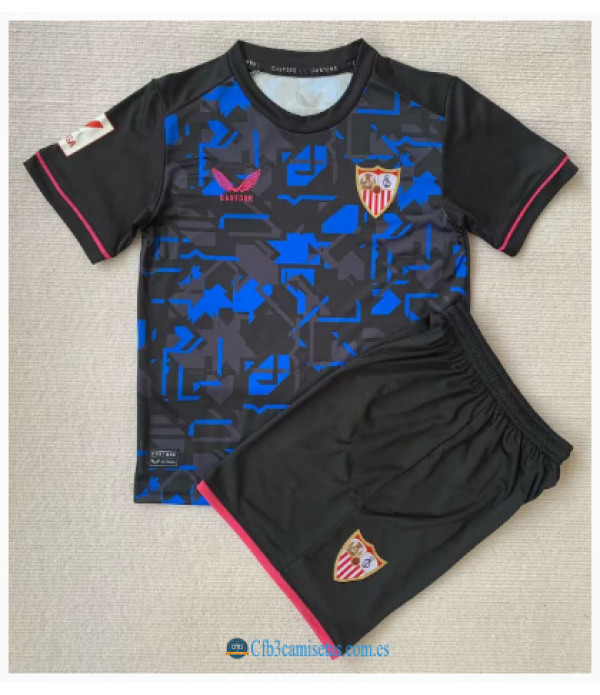CFB3-Camisetas Sevilla 3a equipación 2023/24 - niÑos