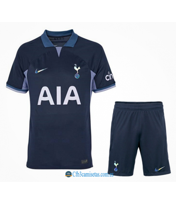 CFB3-Camisetas Tottenham hotspur 2a equipación 2023/24 - niÑos