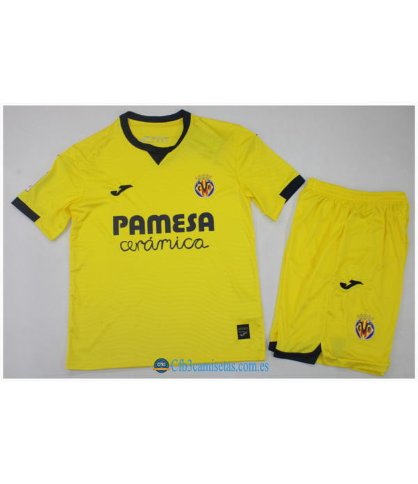 CFB3-Camisetas Villarreal 1a equipación 2023/24 - niÑos