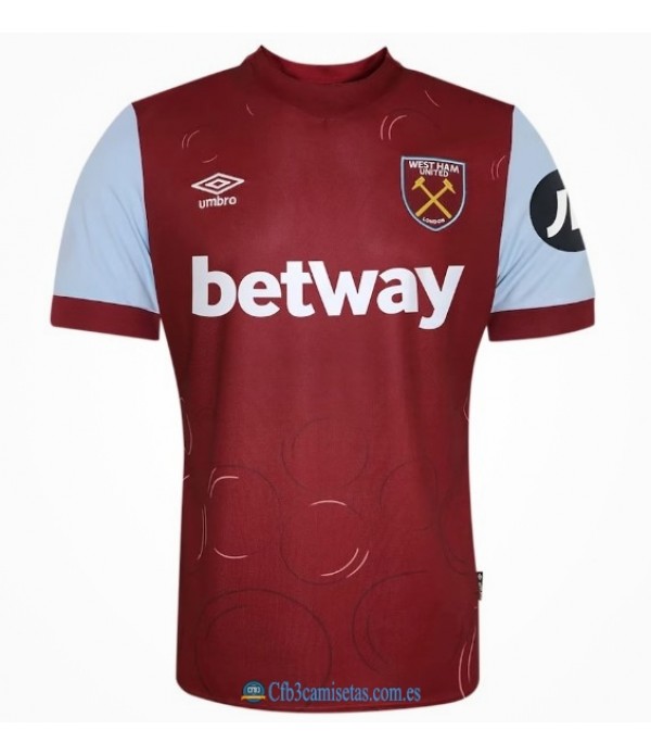 CFB3-Camisetas West ham united 1a equipación 2023/24