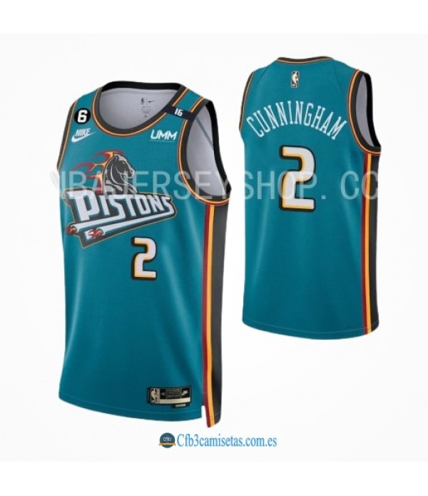 CFB3-Camisetas Cade cunningham detroit pistons 2022/23 - city