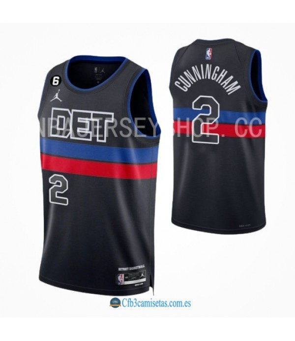 CFB3-Camisetas Cade cunningham detroit pistons 2022/23 - statement