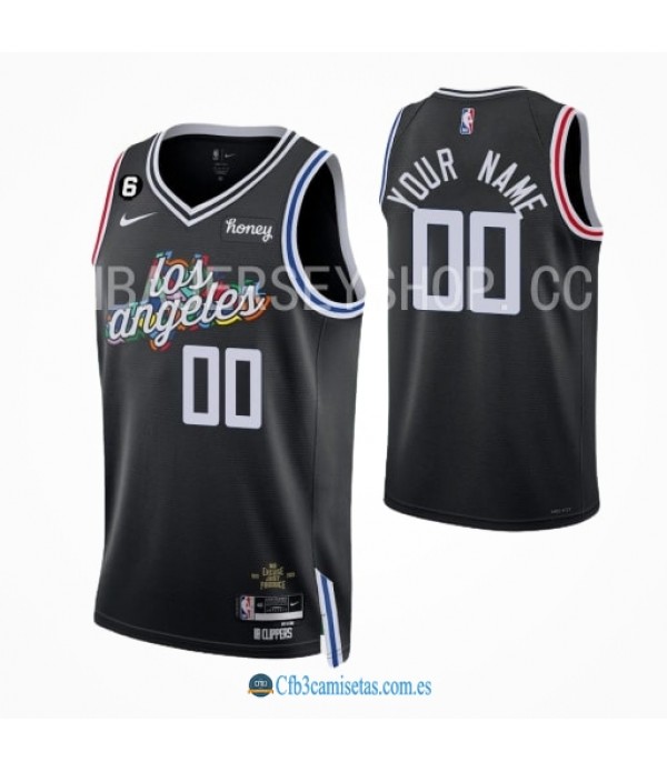 CFB3-Camisetas Custom los angeles clippers 2022/23 - city