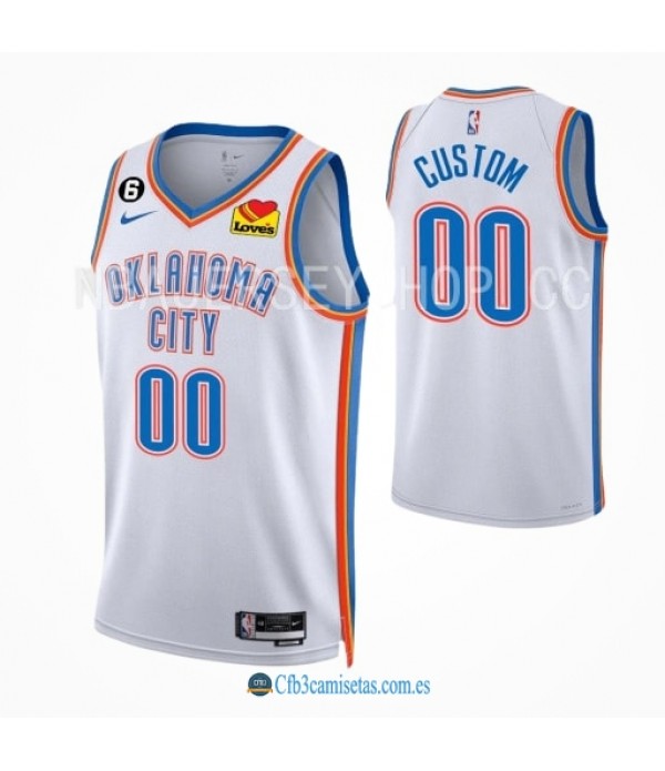 CFB3-Camisetas Custom oklahoma city thunder 2022/23 - association