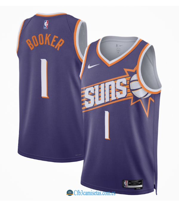 CFB3-Camisetas Devin booker phoenix suns 2023/24 - icon