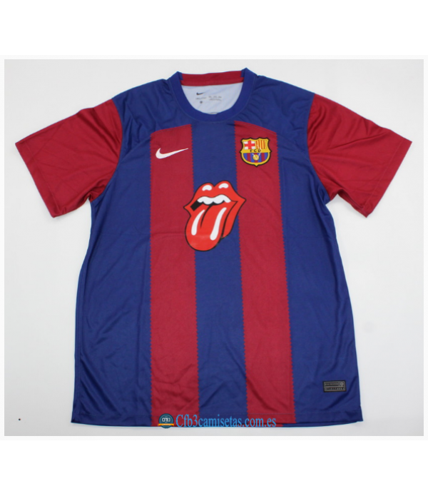 CFB3-Camisetas Fc barcelona x rolling stones 2023/24