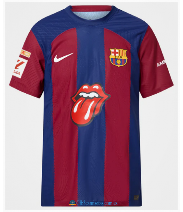 CFB3-Camisetas Fc barcelona x rolling stones 2023/24 - authentic